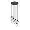 Z-Lite Arden Chandelier, 11-Light, 24 In.W x 12 In.H, Matte Black/Clear 651P-11R-MB - alternate 1